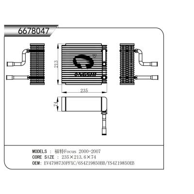 適用于  福特 福克斯 2000-2007  蒸發器